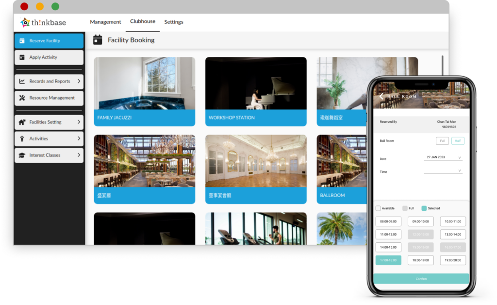 Self-Service Clubhouse